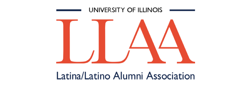Text wordmark for the Latina/Latino Alumni Association (LLAA)